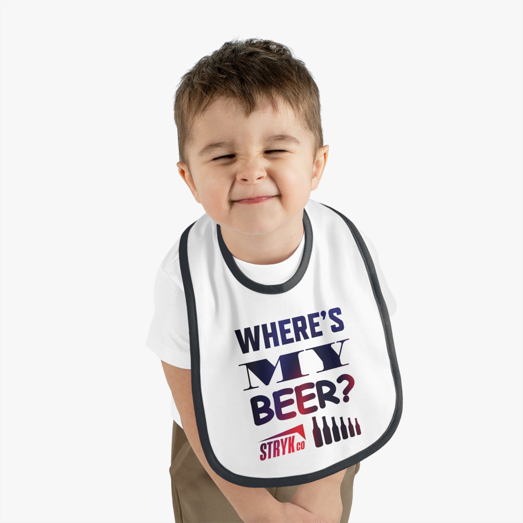 'Where's My Beer' Baby Bib