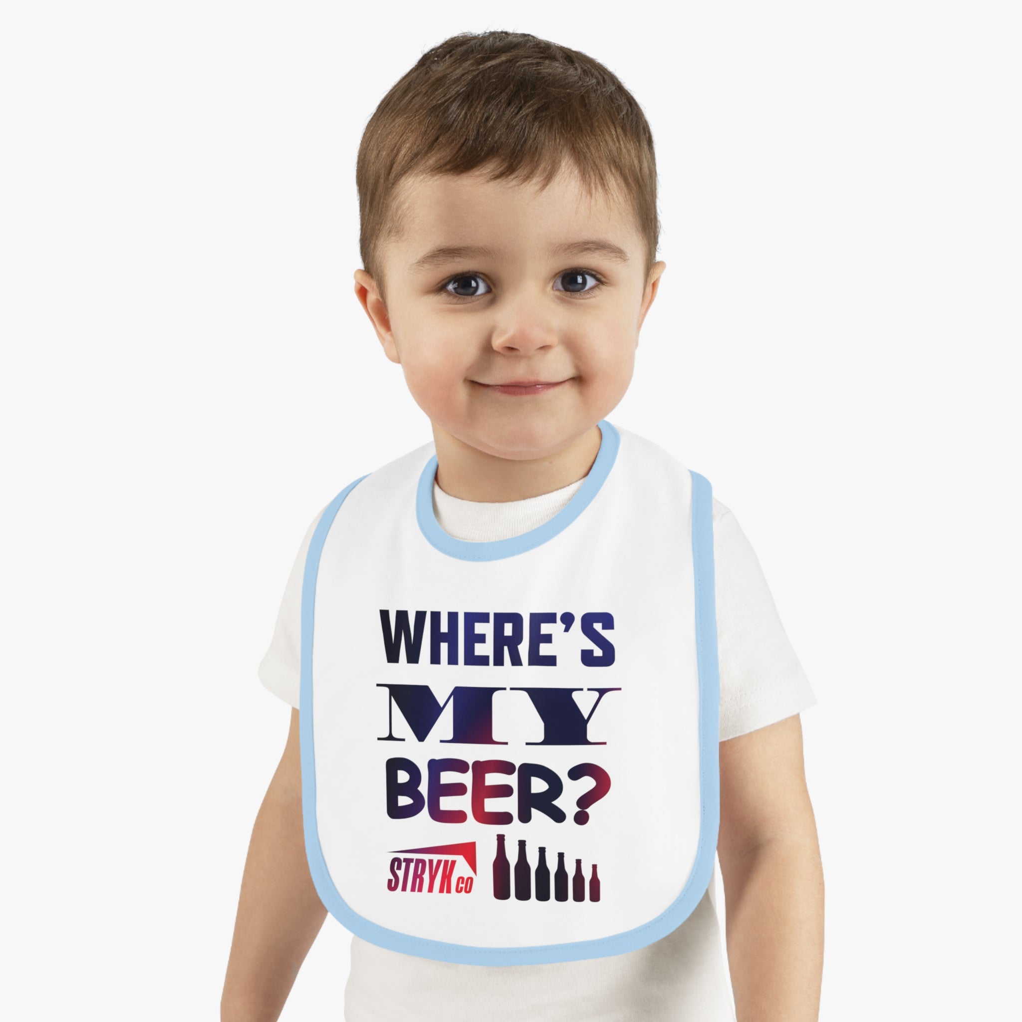 'Where's My Beer' Baby Bib