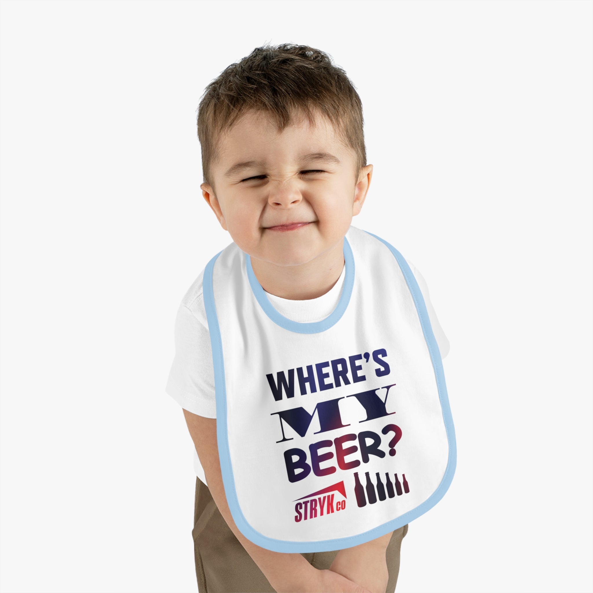 'Where's My Beer' Baby Bib