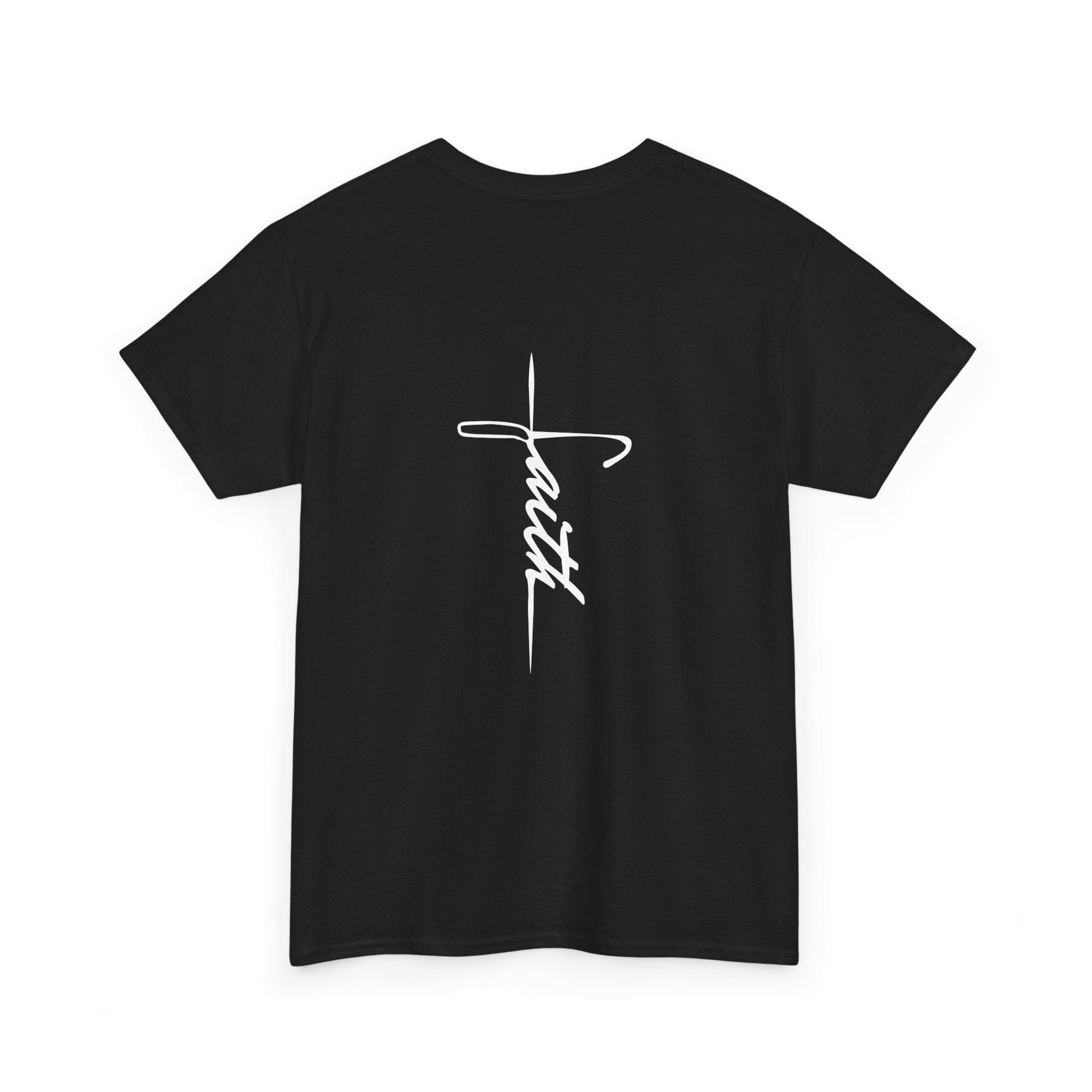 "Faith" Cross Heavy Cotton Tee