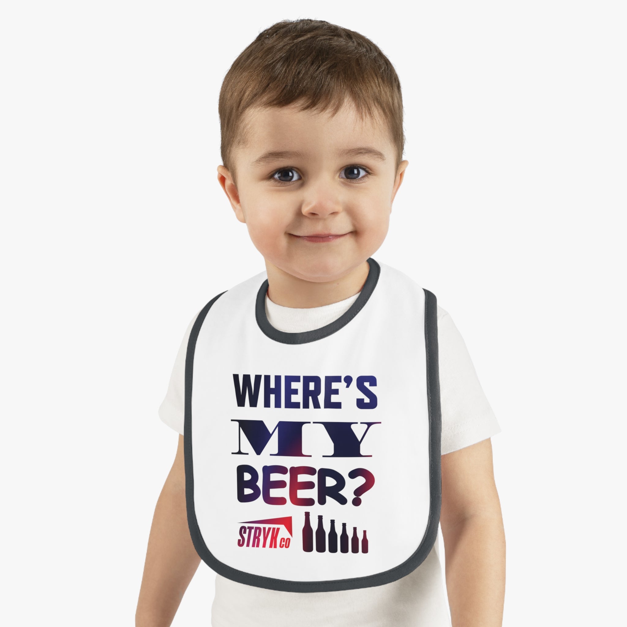 'Where's My Beer' Baby Bib