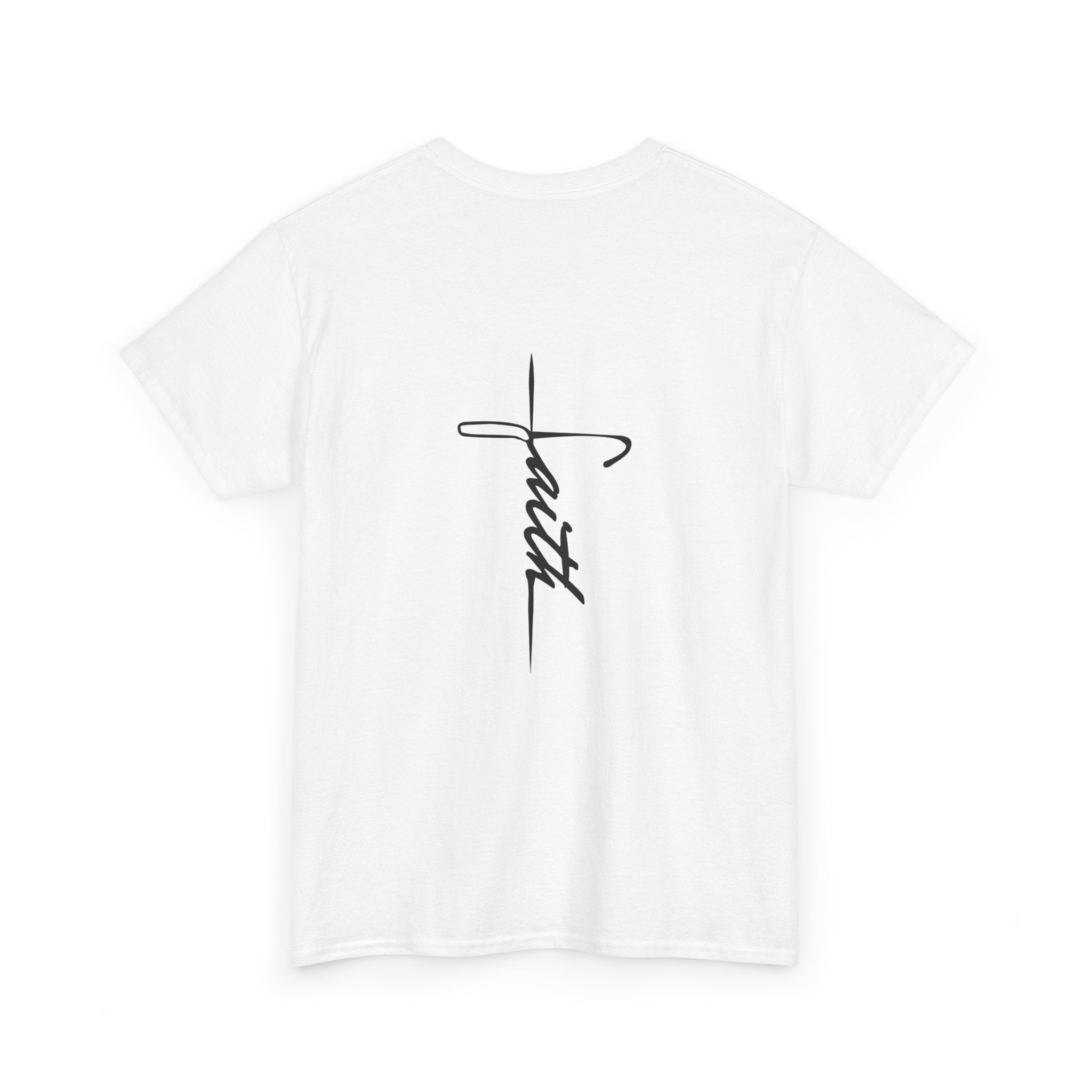 "Faith" Cross Heavy Cotton Tee