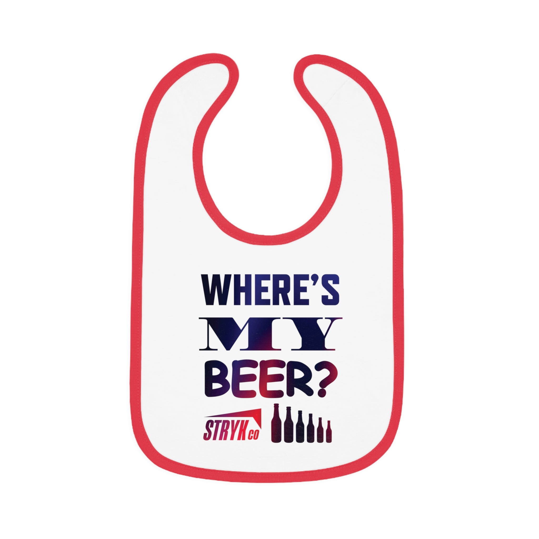'Where's My Beer' Baby Bib